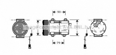 AVA QUALITY COOLING fdk160 -  Компрессор, кондиционер